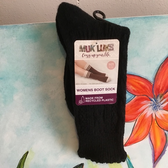 Muk Luks Accessories - NEW MUK LUKS WOMENS BOOT SOCK SIZE 6-11.